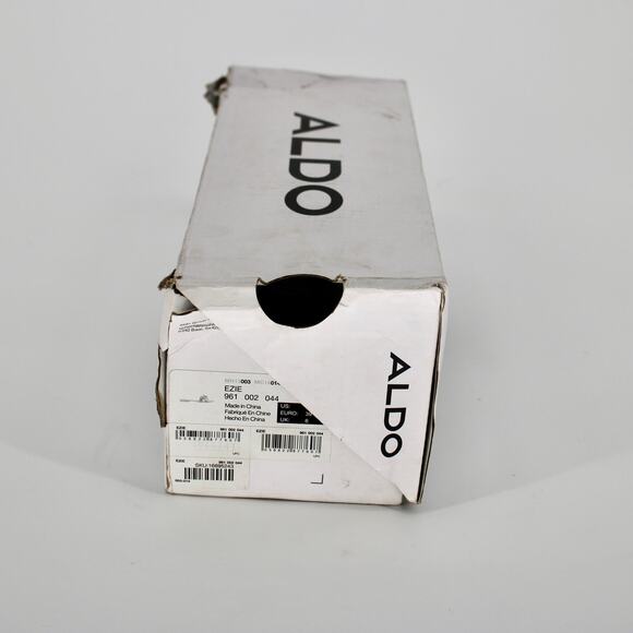 Aldo Ezio Buckled Flat Slide Sandals Womens Size 8.5 Bright Snake Multi Gold NEW - Picture 9 of 9